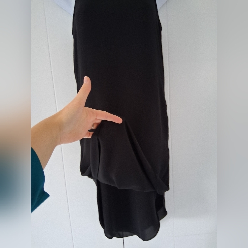 Wilfred/ Elegant Black Sleeveless Midi Dress/ Size US XXS - Picture 6 of 15